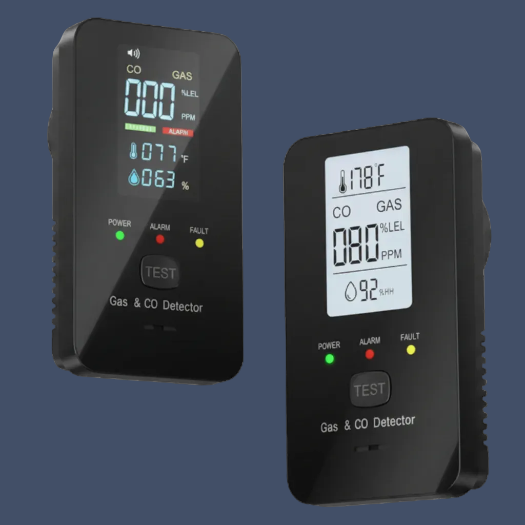 Gas & CO Detector - Şəffaf Fon